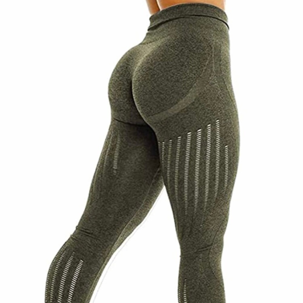 STARBILD Women’s Woven High Waist Seamless Leggings Size M
